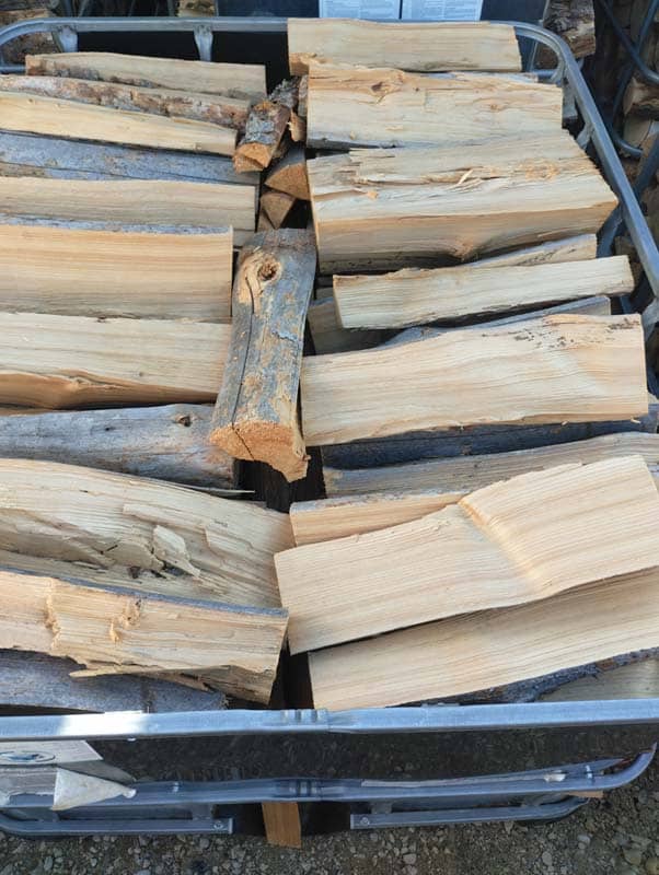 Spruce/Pine Mix Firewood - Mesh Pallet